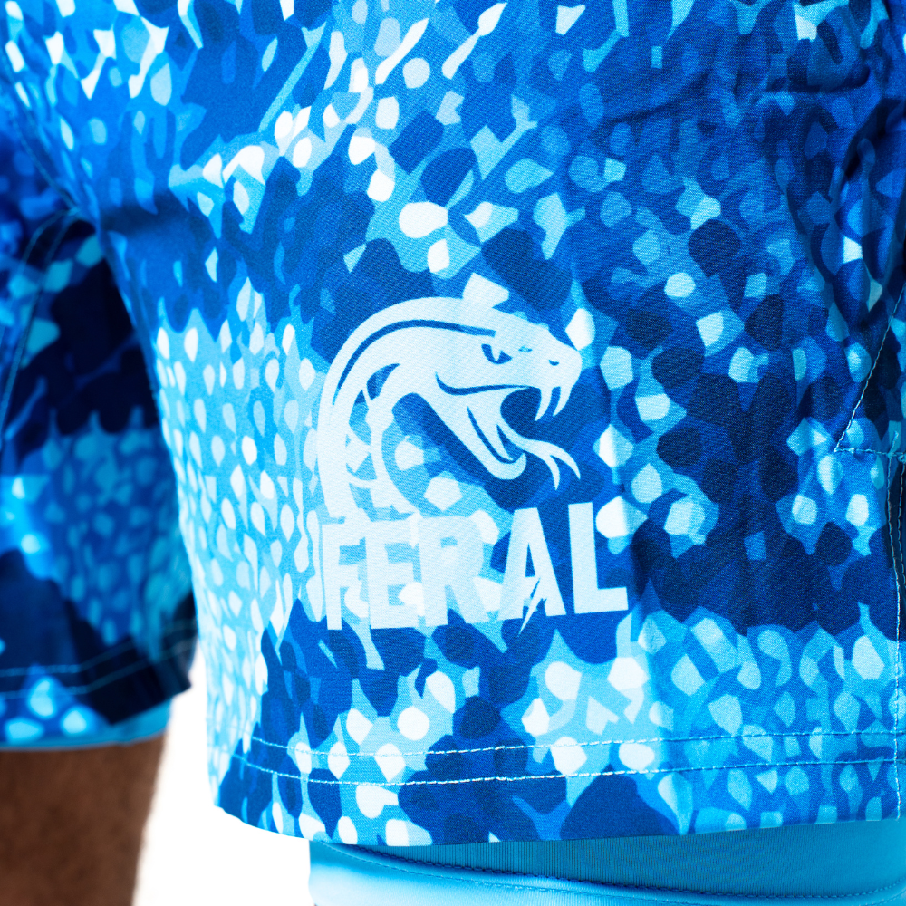 Rashguard + Short vipère bleue